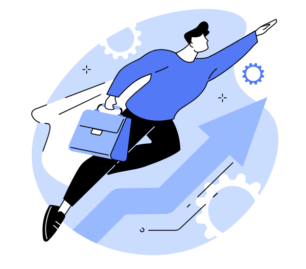 Image of induction manager flying